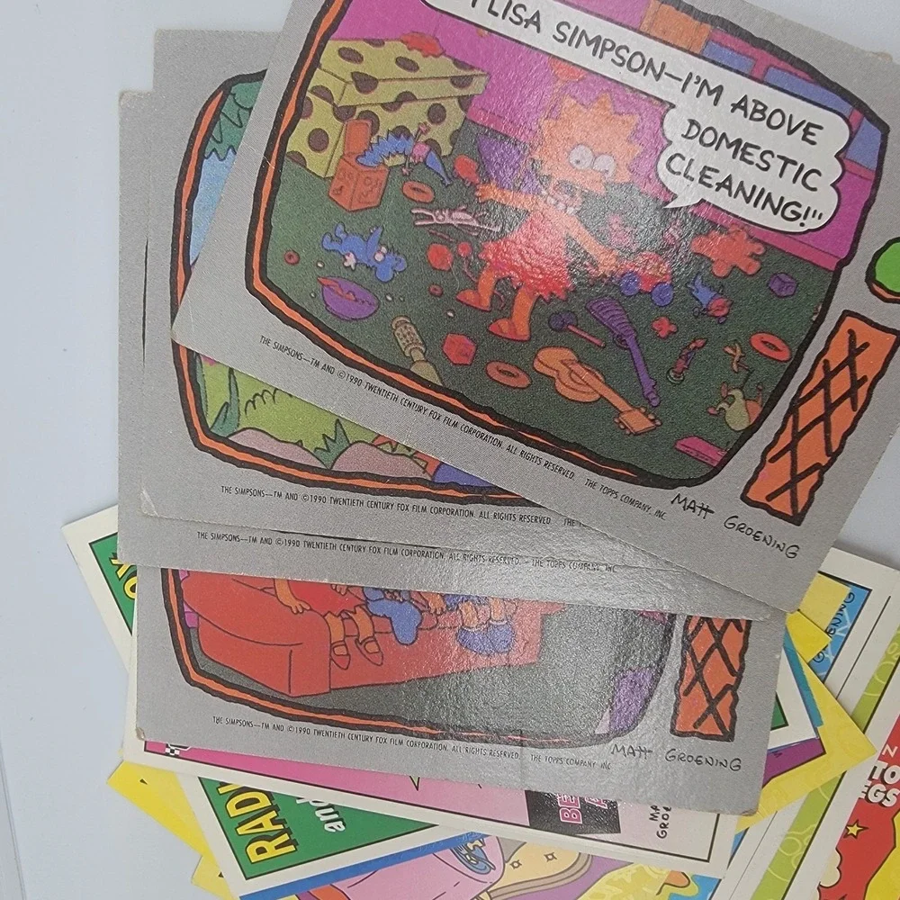 Vtg 90s The Simpsons 1990-93 Skybox 30 Card Lot Bart